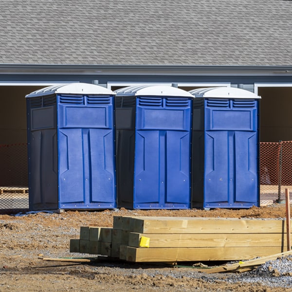 how can i report damages or issues with the porta potties during my rental period in Carrollton AL